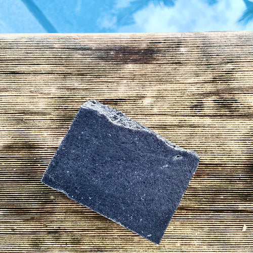 Charcoal Face and Body Bar with Tea Tree and Lavender
