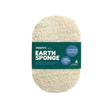 Zippies Earth Sponge Scrubber Pack of 4