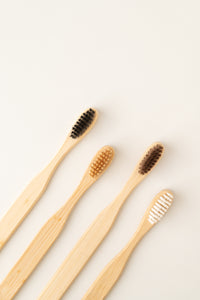 Bamboo Toothbrush (with black or white bristles)