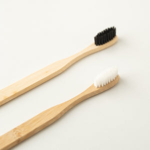 Bamboo Toothbrush (with black or white bristles)